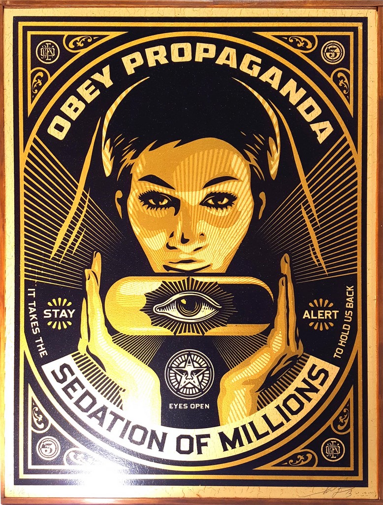 sedation pill, wood panel prix, serigraphie bois achat, vente wood panel, HPM,  wood panel obey shepard fairey for sale 