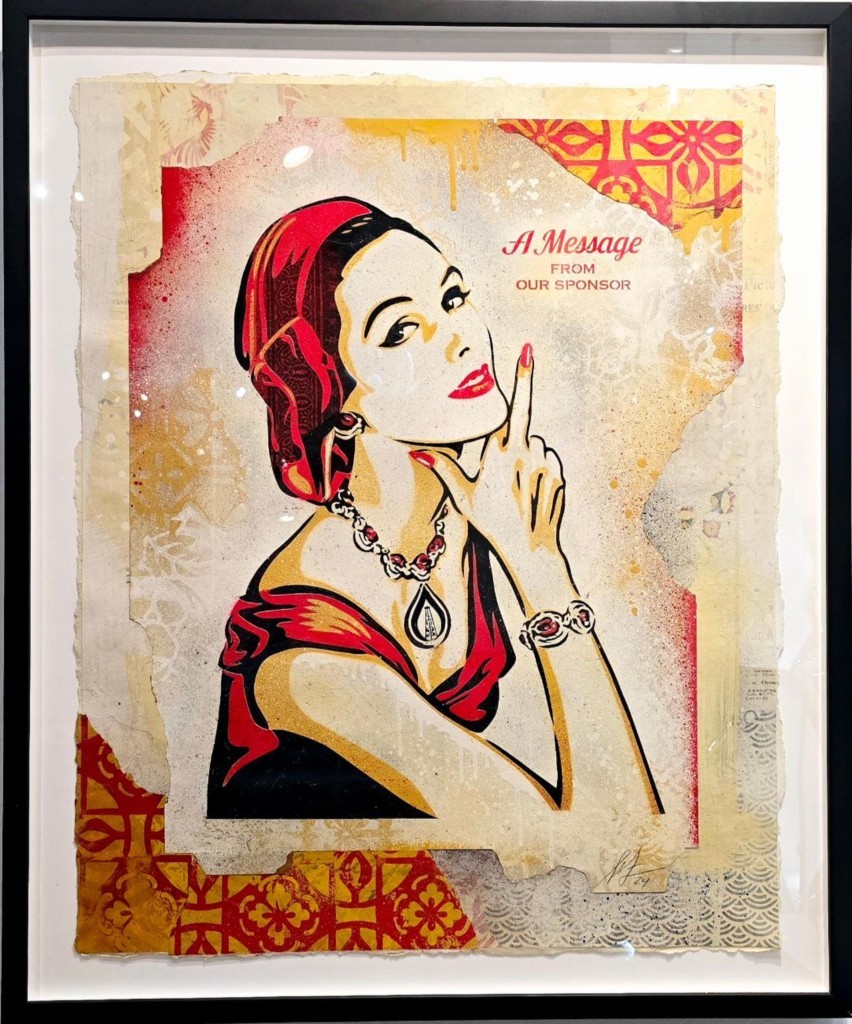 A MESSAGE FROM OUR SPONSOR  / SHEPARD FAIREY.