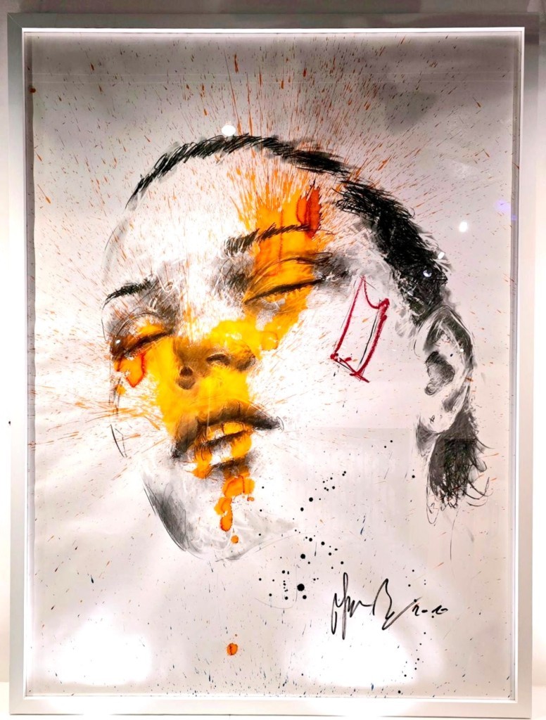 portrait orange , Philippe Pasqua