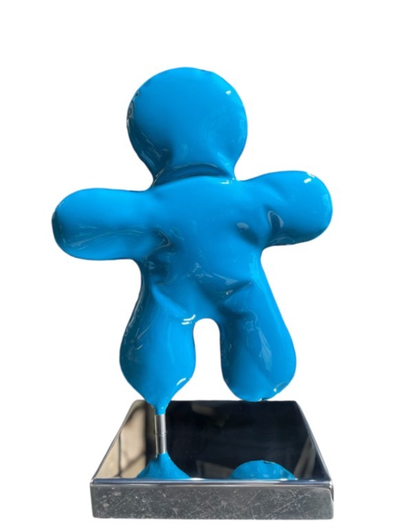 PETIT BONHOMME BLEU PISCINE F1 / HENRI IGLÉSIS.