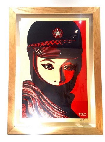 mujer fatale achat sériprahie poster obey, achat mujer fatale pprint shepard fairey, obey poster