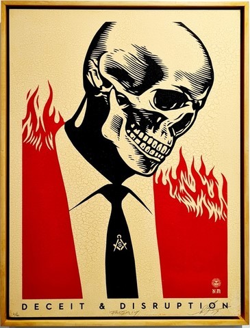 DECEIT AND DISRUPTION / SHEPARD FAIREY.