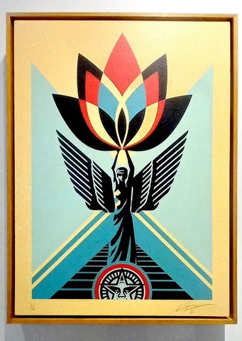 LOTUS ANGEL / SHEPARD FAIREY.