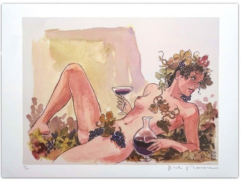 Bacchus Baccante Esquisse / MILO MANARA.