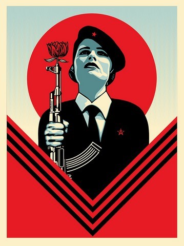 PEACE GUARD 2 / SHEPARD FAIREY (OBEY).