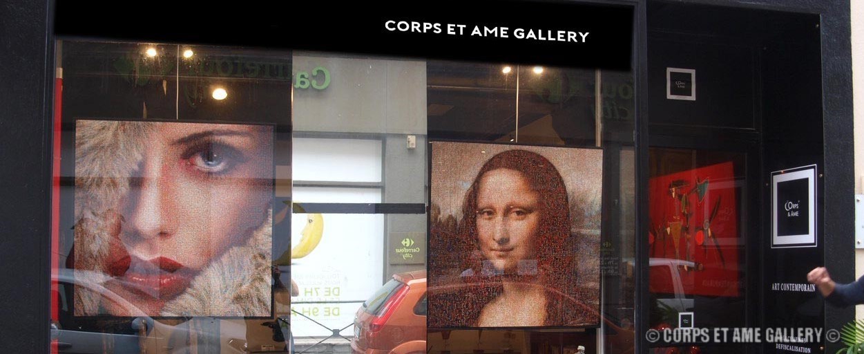 vitrine galerie corps et ame nimes