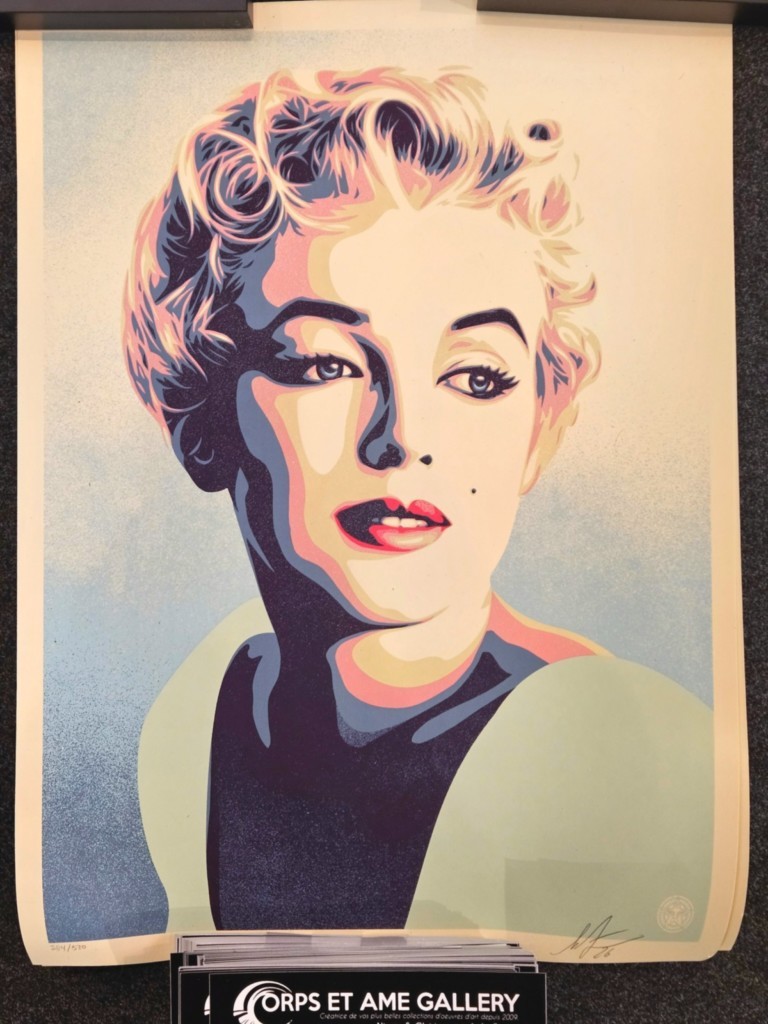 Marilyn Sunset - SHEPARD FAIREY (OBEY) achat vente.