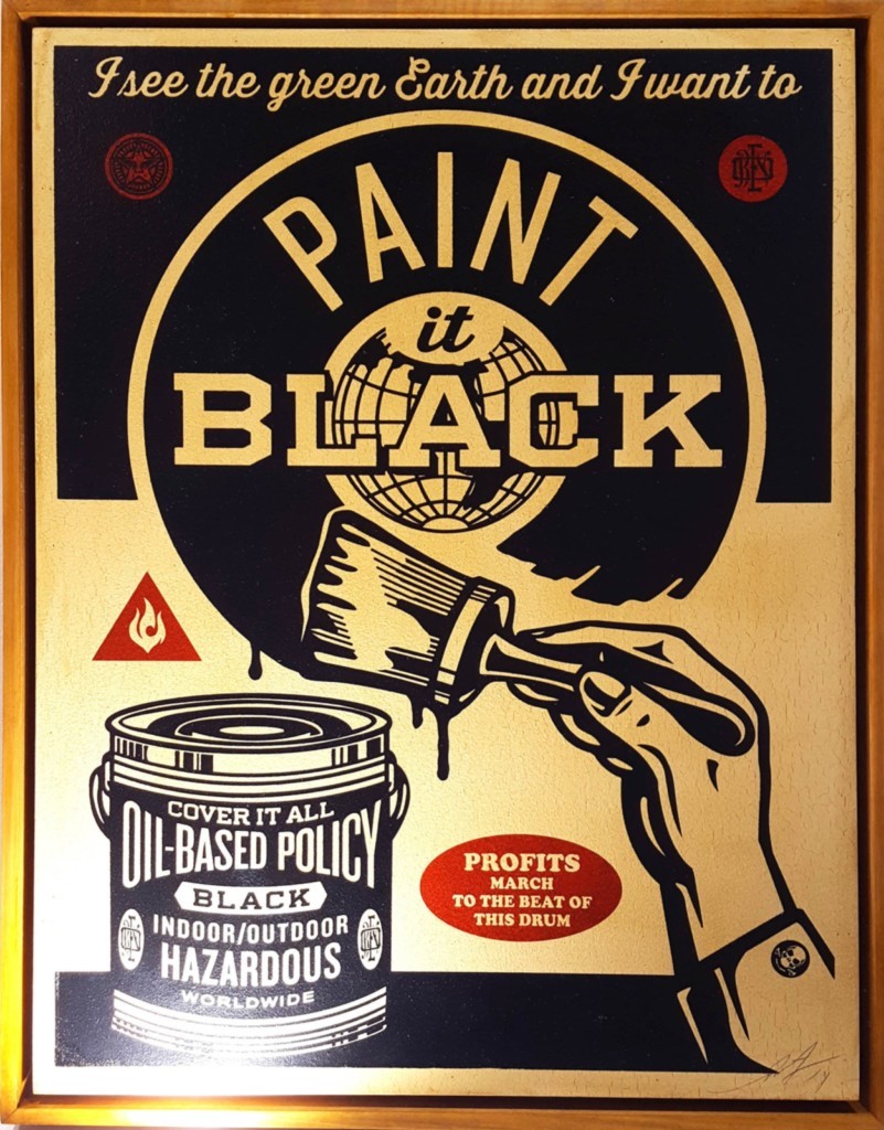 PAINT IT BLACK / SHEPARD FAIREY.